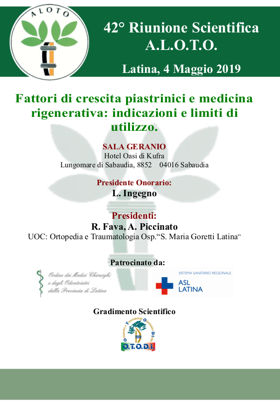 04 MAG | Fattori di crescita piastrinici e medicina rigenerativa: indicazioni e limiti di utilizzo.