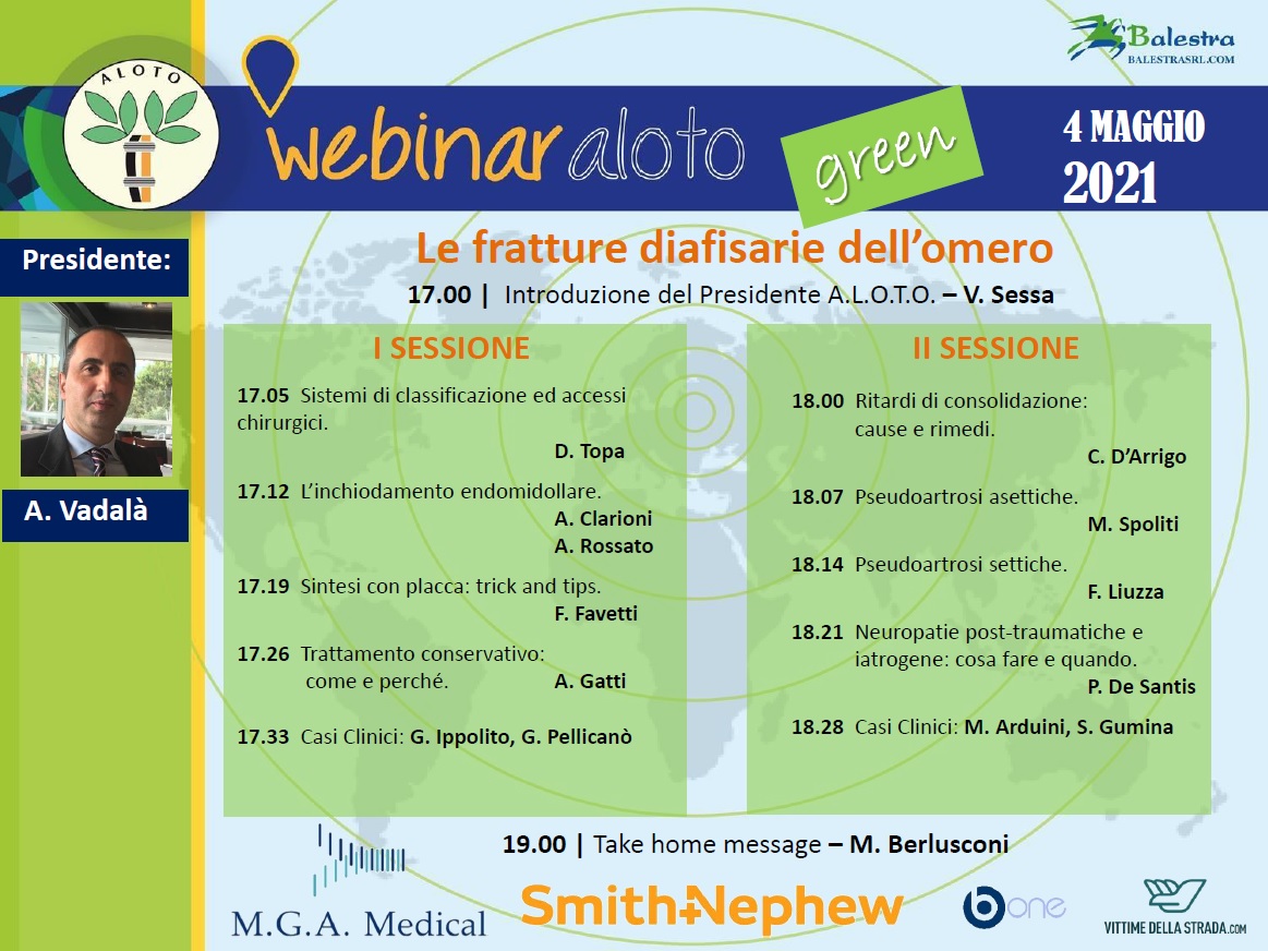 04 MAG | WEBINAR A.L.O.T.O. – LE FRATTURE DIAFISARIE DELL’OMERO