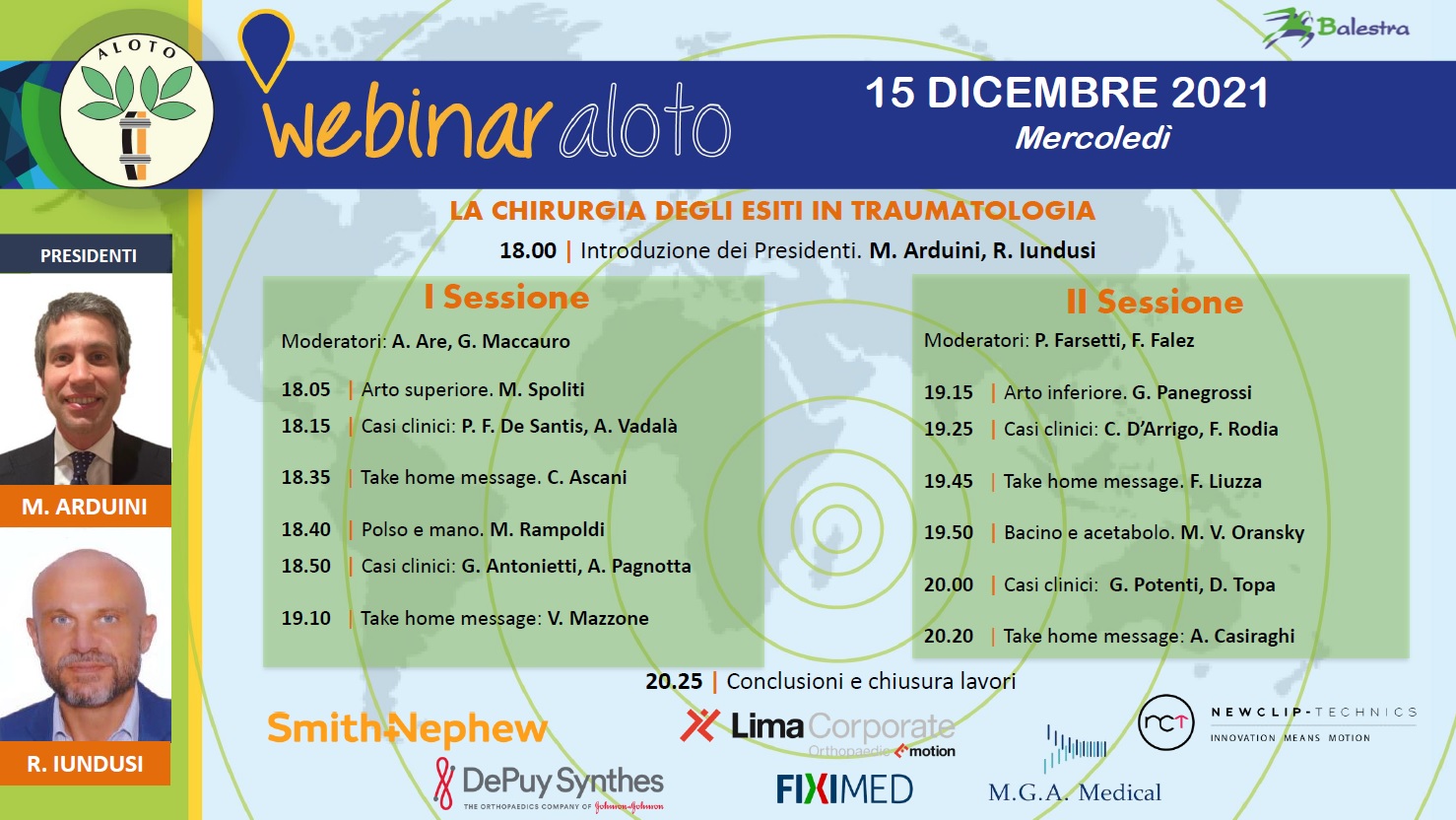 15 DIC | LA CHIRURGIA DEGLI ESITI IN TRAUMATOLOGIA