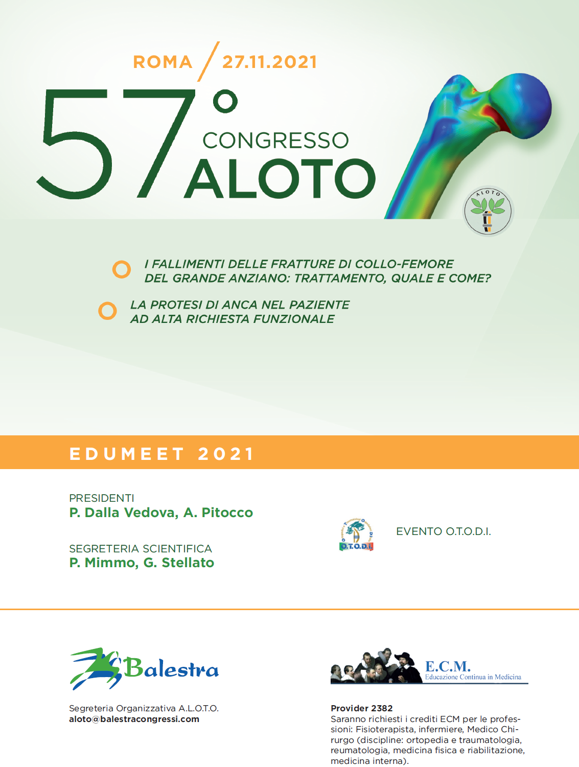 27 NOV | 57° CONGRESSO ALOTO